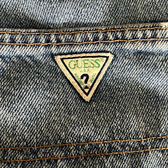 - Unique Vintage Y2K, large,Guess Jean , Jeans purse - Picture 8 of 16